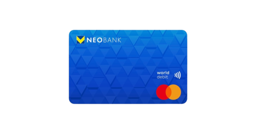 V NEO BANKのカード券面